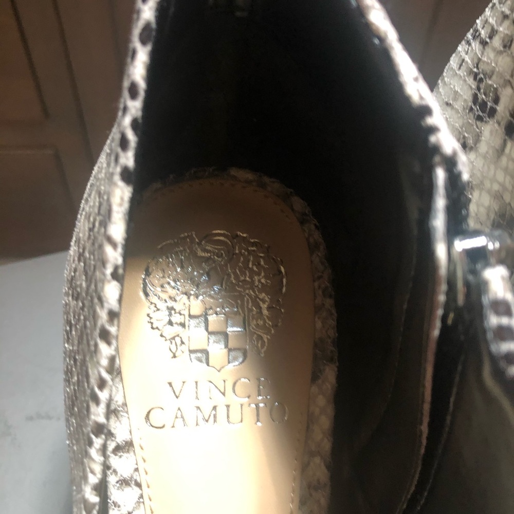 Vince Camuto Leather Python Booties - image 6